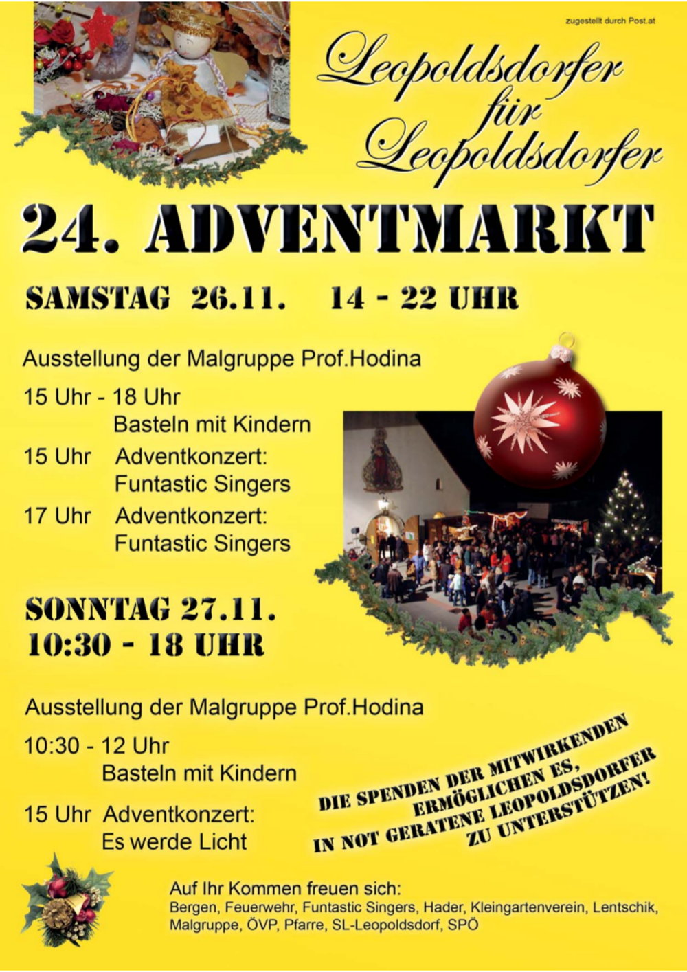 24. Leopoldsdorfer Adventmarkt