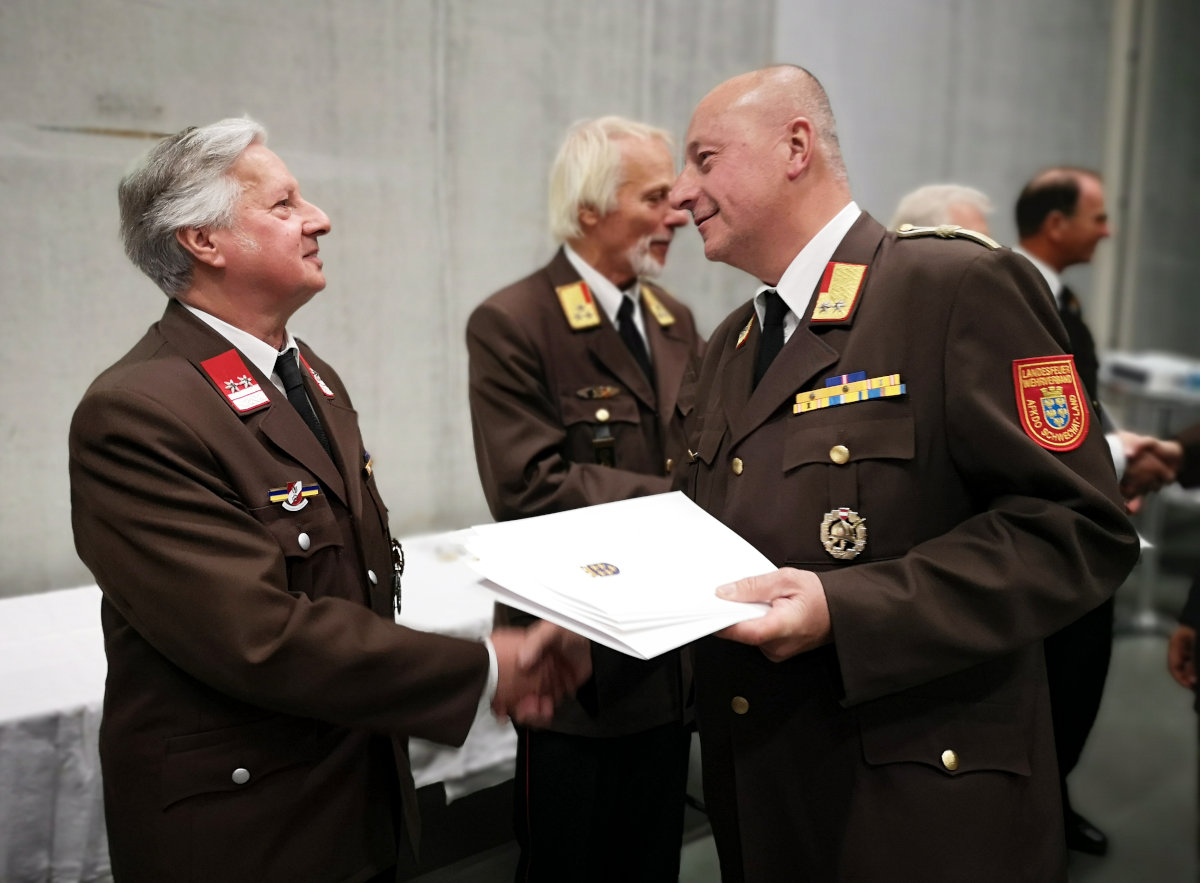 EOBM Anton Burger – 50 Jahre im Feuerwehrdienst