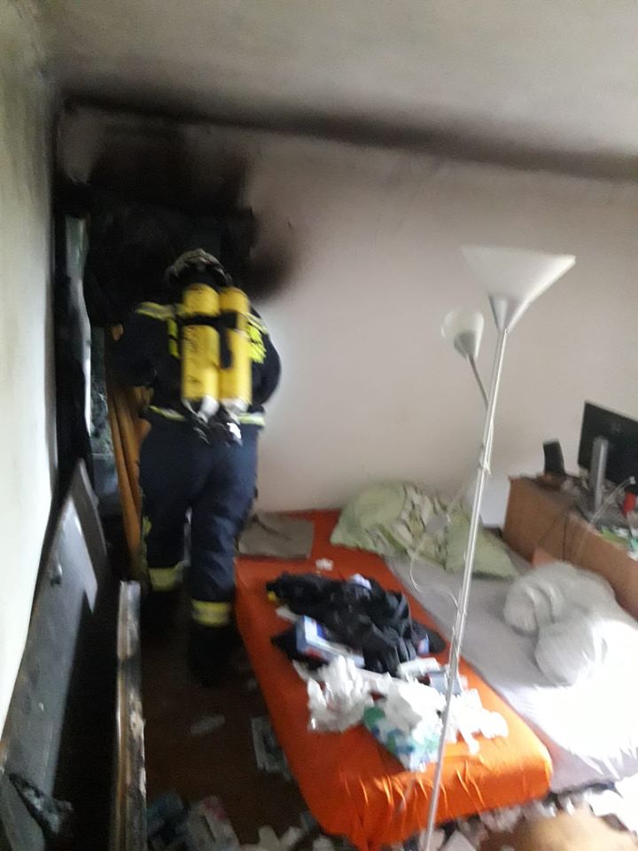 Brandeinsatz in einem Mehrfamilienhaus