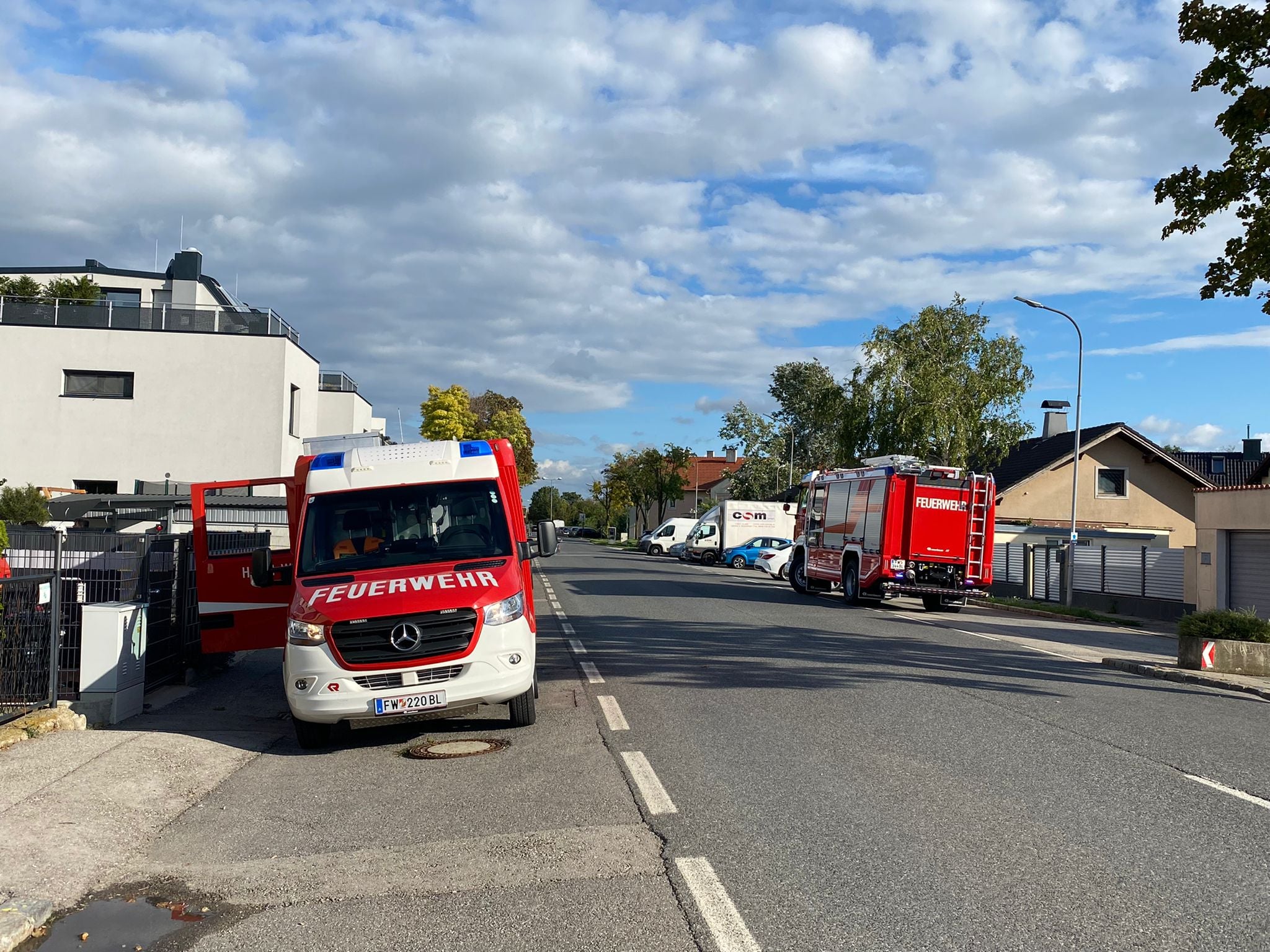 Türöffnung in der Himbergerstraße