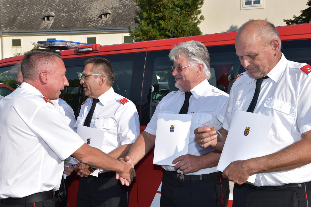 Abschnittsfeuerwehrtag 2022 - Auszeichung für verdienstvolle Tätigkeit  auf dem Gebiete des Feuerwehr- und Rettungswesens 